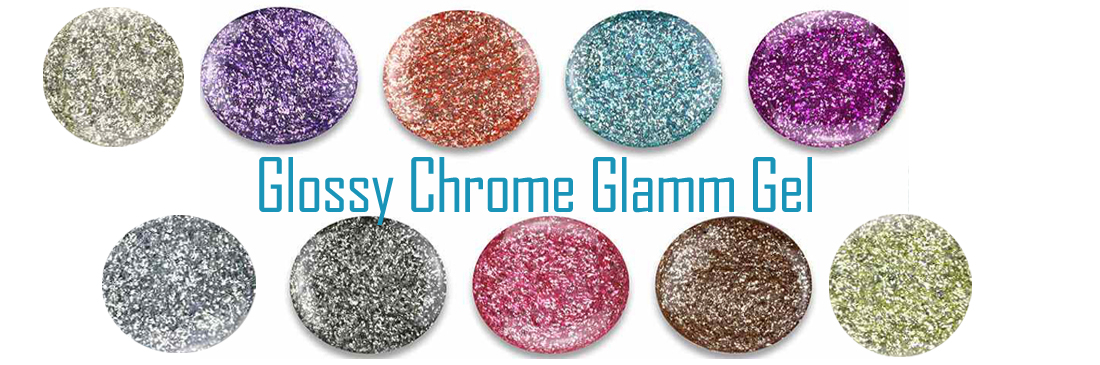 Glossy Chrome Glamm Gel